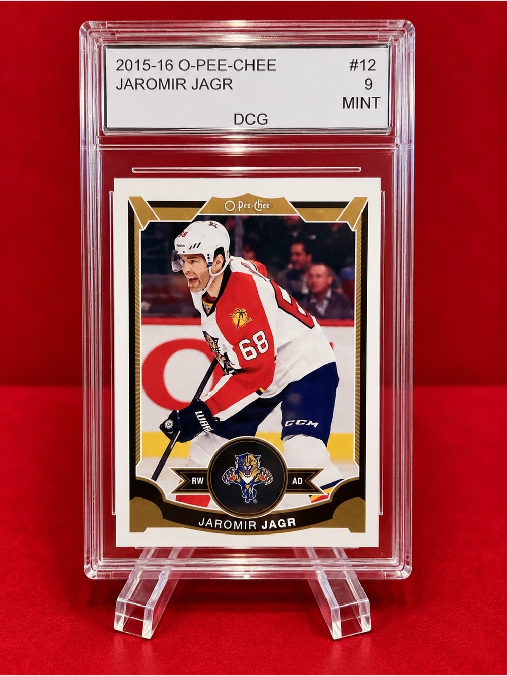 2015 O-Pee-Chee Jaromir Jagr Hockey Trading Card - Florida Panthers